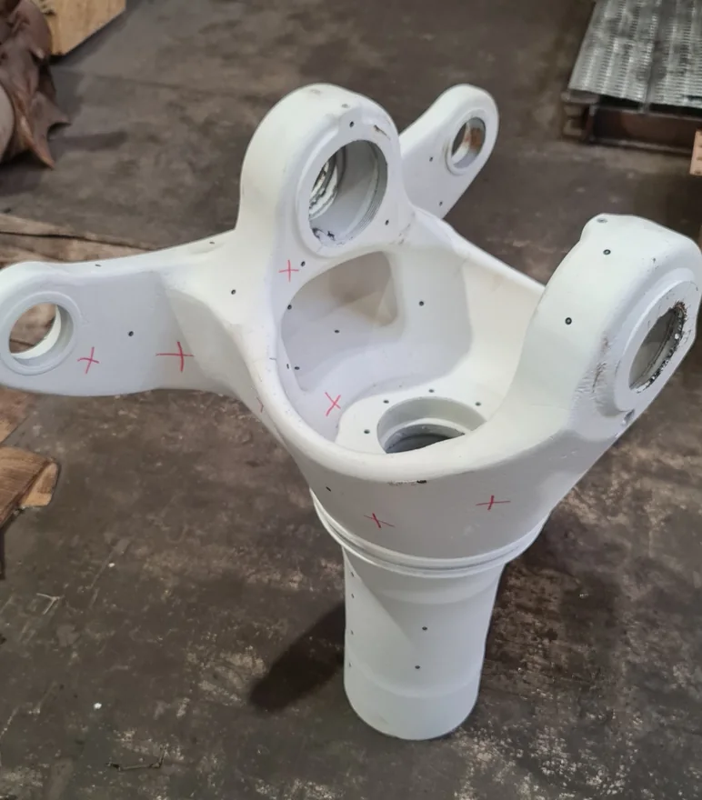 Oryginalny element techniczny przygotowany do skanowania 3D